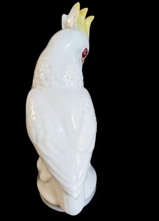 Статуэтка фарфоровая попугай винтажная ссср4 фото