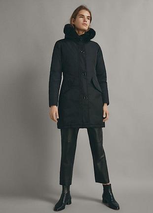 Massimo dutti парка зимова куртка пуховик
