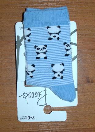 Демісезонні шкарпетки носки р. 3-4, 7-8, 11-12 турція bibaby панда1 фото