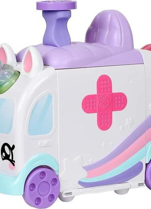 Ігровий набір кінді кідс швидка допомога kindi kids hospital corner unicorn ambulance playmat included