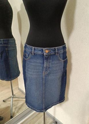 M&amp;s collection джинсовая юбка юбка из денима из джинса3 фото