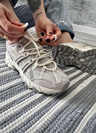 Демисезонное серое кроссовки asics gel-sonoma 15-50 beige серые женские кроссовки asics gel 15