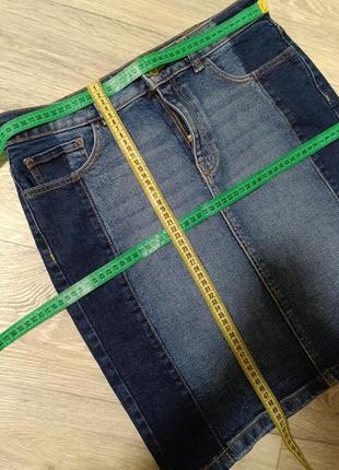 M&amp;s collection джинсовая юбка юбка из денима из джинса4 фото