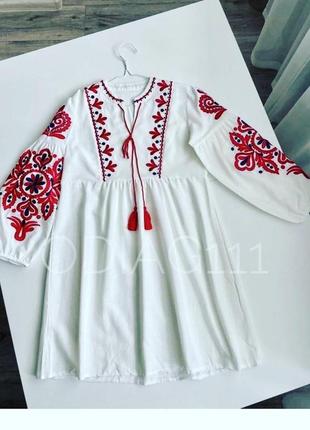 Сукня етно, вишиванка
