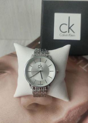 Годинник calvin klein silver