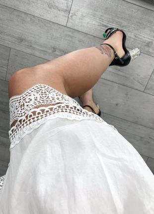 Коротка сукня сарафан біле zara розмір s2 фото