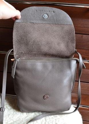 Сlarks crafted кожаная сумка на длинном ремне.9 фото