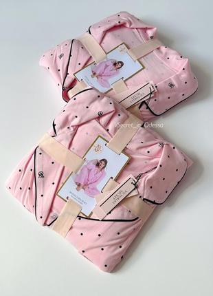Розовая пижама из модала victoria’s secret4 фото