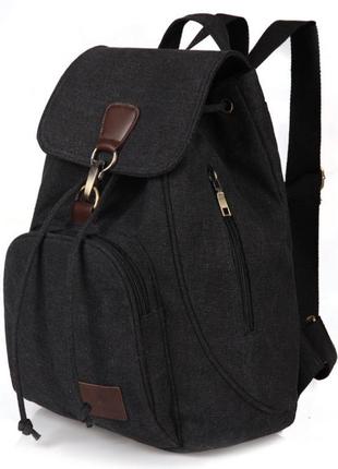 Жіночий рюкзак міський макрос 0823 вологостійкий зносостійкий 15л колір чорний