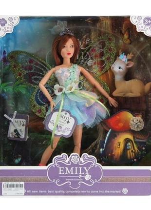 Лялька emily 30 см принцеса з вихованцем (qj093a)