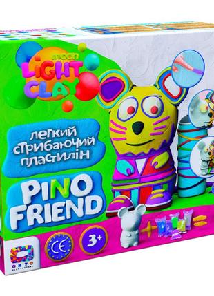 Набір легкого стрибаючого пластиліну tm moon light clay pino friend томмі 700583 фото