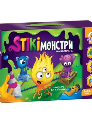 Настольная игра "стикимонстры" vladi toys vt8055-35 (укр)