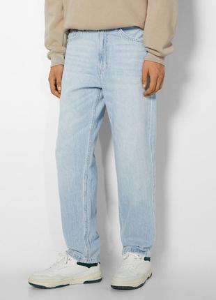 Нові чоловічі джинси вільного крою wide leg8 фото