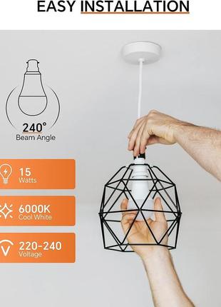 Светодиодные лампы pursnic b22, байонетные лампы b15 мощностью 22 вт, эквивалентные лампе накаливания мощность4 фото