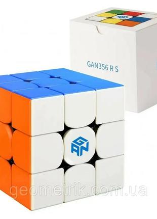Gan 356 rs numerical ipg stickerless | кубик рубика 3х3 ган рс нумерикал без наклейок