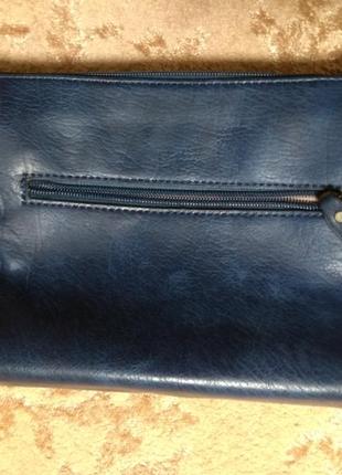 Женская сумка синяя с длинной ручкой amelie4 фото