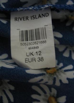 Блуза-майка с ромашками river island5 фото