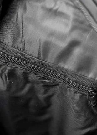 Чоловіча нагрудна сумка-слінг solk однолямковий рюкзак чорна текстильна через плече бананка 5 л6 фото