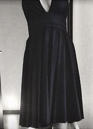 Платье миди черное9 фото