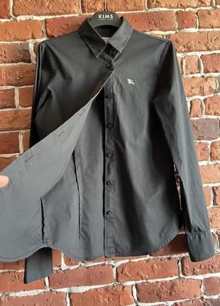 Черная базовая рубашка burberry2 фото