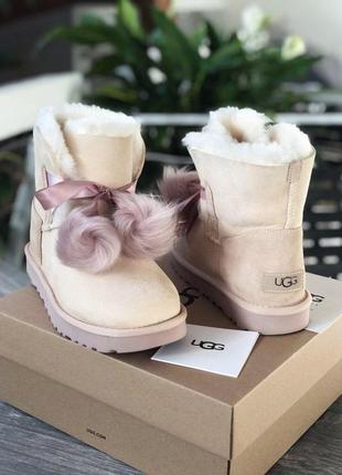 Ugg gita suede зимние женские сапожки с натуральной опушкой /осень/зима/весна😍3 фото