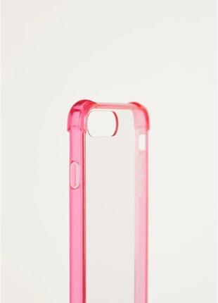 Чехол iphone 6+/7+/8+ bershka розовый1 фото