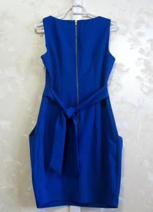 Синее платье boohoo3 фото