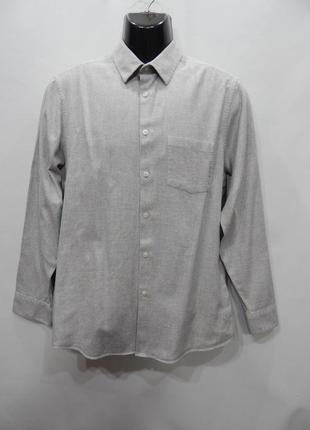 Мужская теплая рубашка с длинным рукавом kin р.50 060rtx (только в указанном размере, 1 шт)1 фото