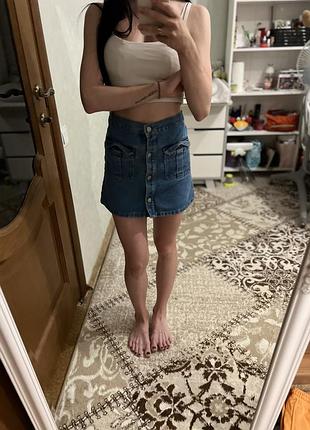 Джинсова юбка f&f