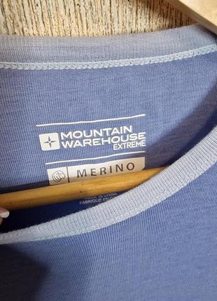 Якісний костюм лонгслів та штани із меріносової вовни mountain warehouse,  оригінал7 фото