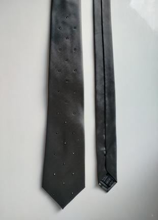 Сіра краватка галстук з бісером autograph m&s1 фото