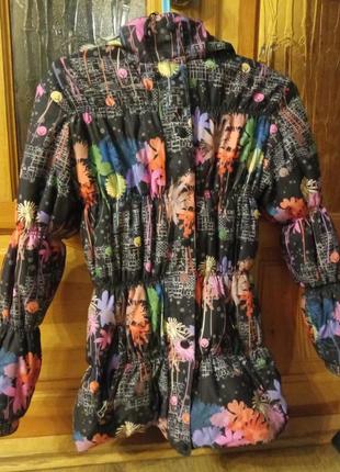 #розвантажуюсь дуже тепла зимова лижна куртка для дівчинки