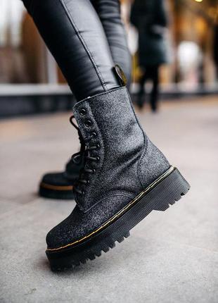 Ботинки dr martens jadon (мех)1 фото