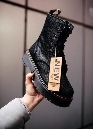 Ботинки dr martens jadon (мех)4 фото