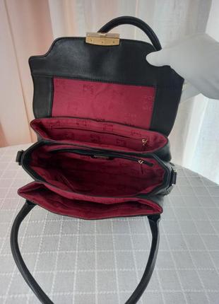 Кожаная сумка pourchet, франция4 фото