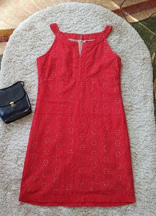 Сукня  бавовняна на підкладці з вишивкой