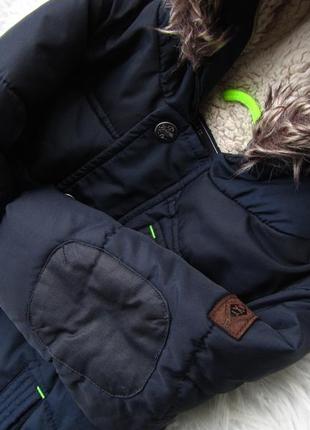 Стильная теплая куртка парка  с капюшоном next2 фото