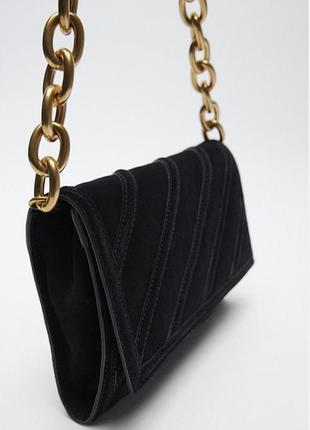 Сумка з натуральної замші zara2 фото