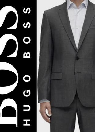 Мужской классический костюм hugo boss оригинал, 100% lana virgin wool1 фото