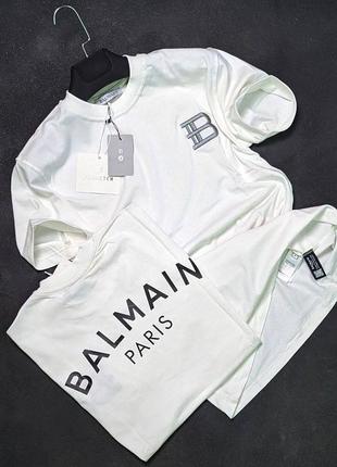 Брендові чоловічі футболки balmain / футболка від балмейн
