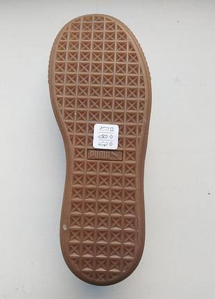 Размер 37,5-39.кроссовки puma women's basket platform euphoria gum.оригинал.5 фото