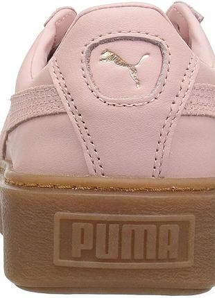 Размер 37,5-39.кроссовки puma women's basket platform euphoria gum.оригинал.6 фото