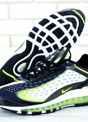 Чоловічі кросівки nike air max deluxe black green 41