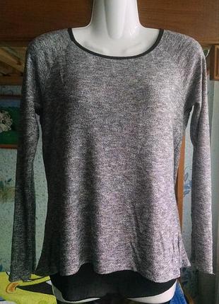 Нарядный свитер,свитшот с люрексом 44-46 р.