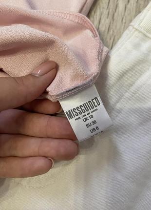 Стильный базовый пудровый боди от missguided, размер 44-4610 фото