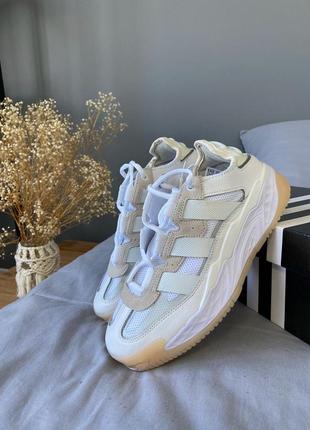 Кросівки adidas niteball originals "white gum"7 фото