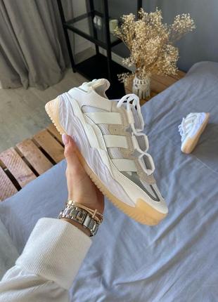 Кросівки adidas niteball originals "white gum"2 фото