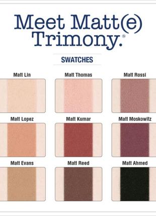 The balm meet matte trimony eyeshadow palette2 фото