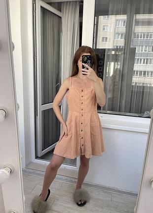 Вельветовый сарафан asos