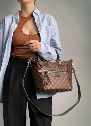 Шикарная коричневая сумочка женская louis vuitton